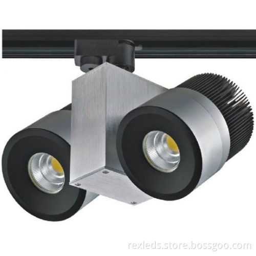 High Power 2500lm Led Track Lighting Fixtures, 30w Ip20 Led Track Light For Office Rex-tr12